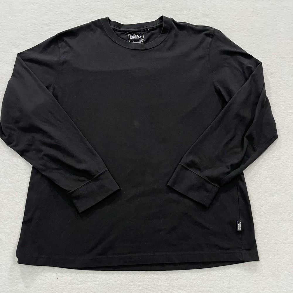 Eddie Bauer Men's Long Sleeve Shirt Size LG Outdoor GorpCore Camping Casual